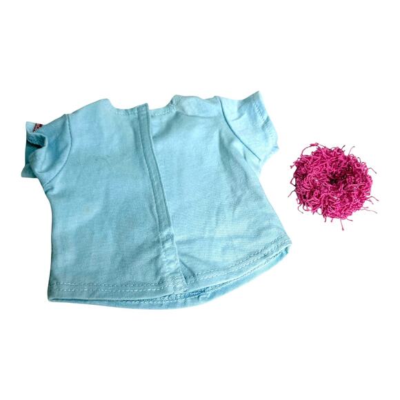 VTG American Girl Today Coconut Best Friend SHIRT & Ponytail Holder Fun Play Top - Picture 3 of 6